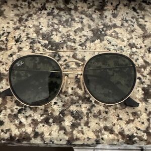 Ray-Ban Classic Gold Frame Sunglasses